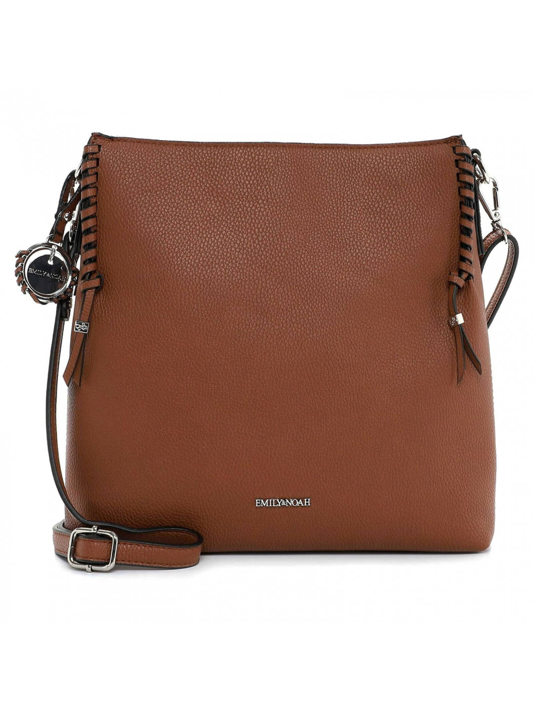 Dámská crossbody kabelka Emily & Noah Flora – koňak